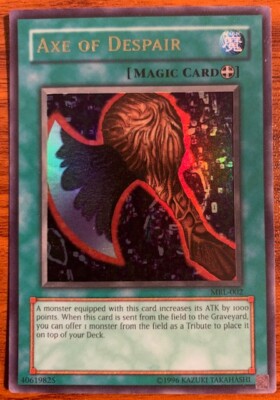 Yu Gi Oh Holo/Foil Axe of Despair #MRL-002 | eBay