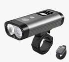 RAVEMEN 2400 lumen fietskoplamp, PR 2400 antiverblindingsschijnwerper met draadloze afstandsbediening, OLED-runtime-display Type-C IPX8 waterdicht RAVEMEN 2400 lumen fietskoplamp, PR 2400 antiverblindingsschijnwerper met draadloze afstandsbediening, OLED-runtime-display Type-C IPX8 waterdicht