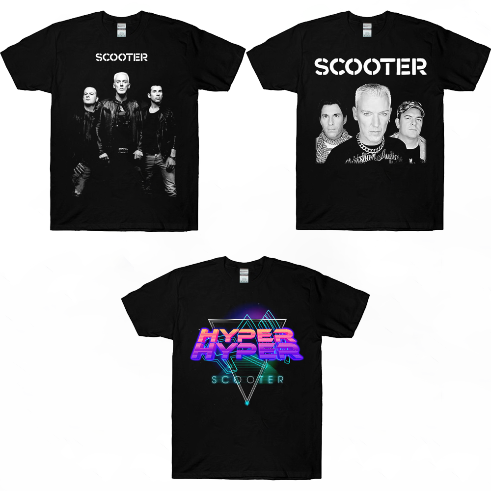 lyse film Fange Scooter Band Photo, Hyper Hyper T-Shirt Black Fullsize S-5XL | eBay