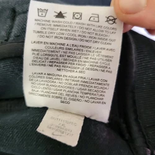 Chaqueta de bombardero Nike Sportswear para hombre 2XL negra con cremallera completa - Imagen 12 de 12