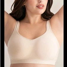 Shapermint Truekind Medium Beige Daily Comfort Wireless Shaper Bra 10022 Extend