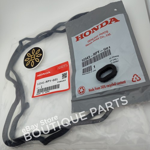 OEM Original for Honda Valve Cover Gasket + Seal B BUNDLE SET 12341-RPY-G01 2.0L - Picture 3 of 7