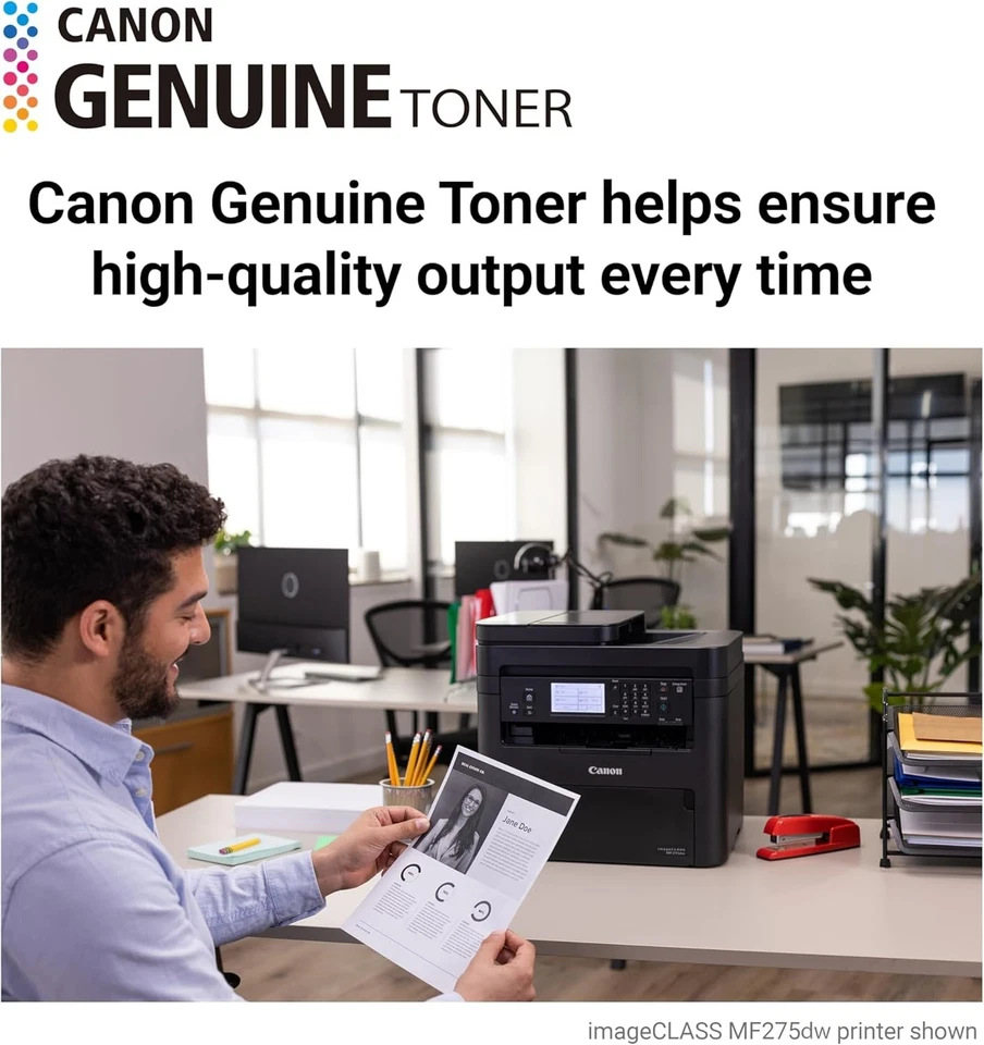 Canon Genuine 071 Black Toner Cartridge Compatible with LBP122dw, MF272dw, MF273 - Image 2 of 4
