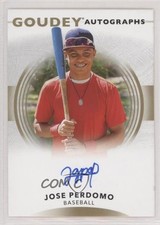 2022 Upper Deck Goodwin Champions Goudey Auto Jose Perdomo #GA-PE Auto 1os2