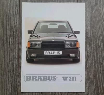 Mercedes 190 W201 Brabus Brochure/Brochure/Folleto/Opuscolo/Broszura/Prospectus