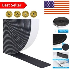 Flexible Neoprene Foam Weather Strip 1In x 1/8In x 33Ft - Perfect for Any Shape