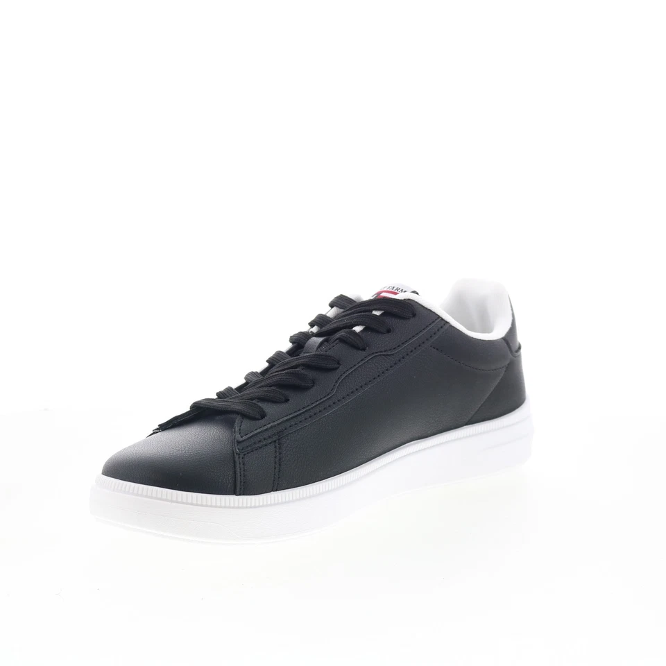 Phat Farm PFM526H10 baskets pour hommes en cuir noir - Photo 4/4