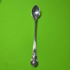 GORHAM CHANTILLY STERLING SILVER ICED TEA SPOON 7 1/2", MONO. H