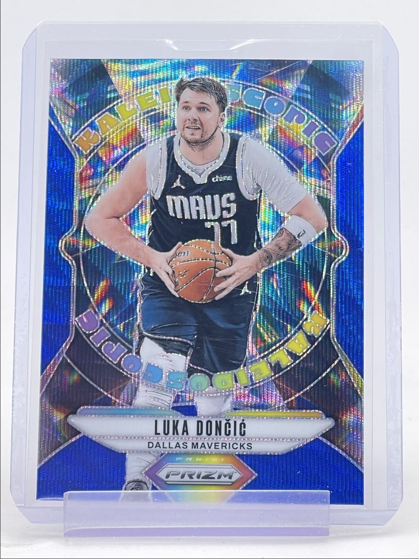 LUKA DONCIC 2024-25 PANINI PRIZM KALEIDOSCOPIC BLUE WAVE #14 /175 Q5118