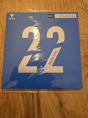 Victas V 22 Double EXTRA Max schwarz Tischtennis Belag