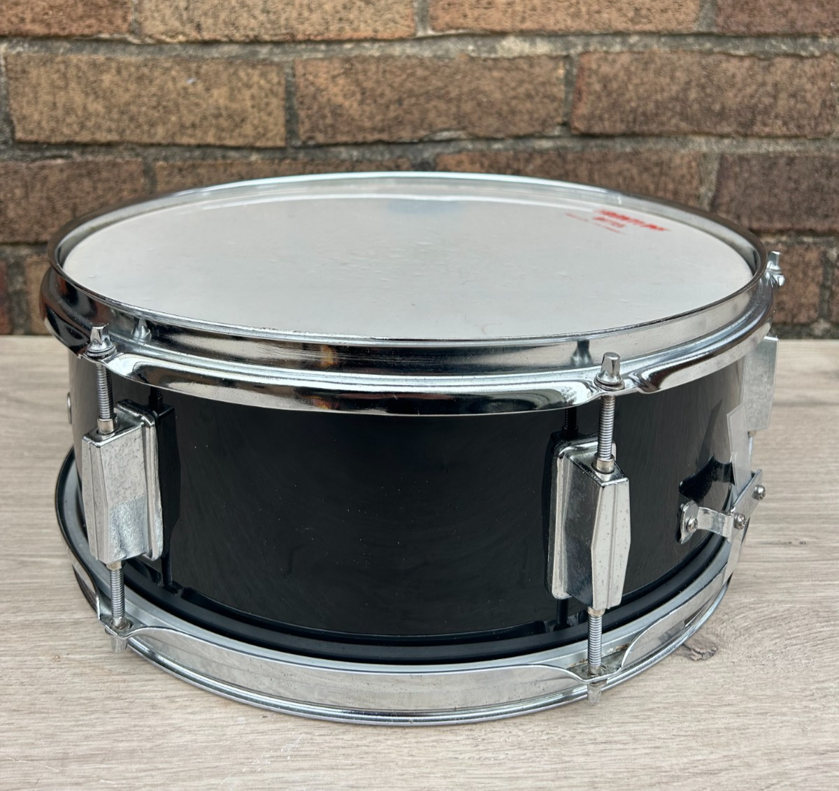 14''x 5.5'' 6-Lug Wood Snare Drum Internal Muffler in Black finish photo 4