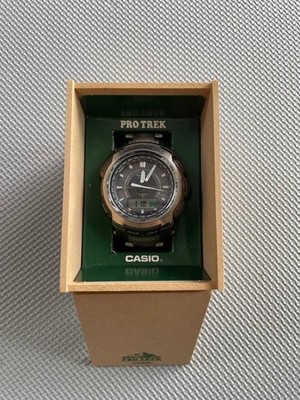Casio Pro Trek PRG510T 7DR Digital Outdoor Watch Stainless Steel Band