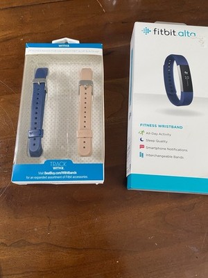 Fitbit Alta Wireless Activity Tracker Wristband + 2 Extra Bands