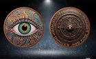 Copper-5 oz Eye Of The Beholder-999 Fine-Stunning Colored Round High Relief?️?