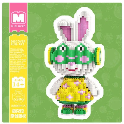 MPIN 6507 - Hase aus Klemmbausteinen - 28 cm groß - Klemmbausteine NEU OVP