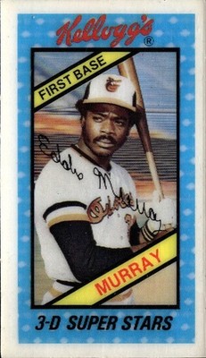 1980 Kellogg's 3-D Super Stars #24 Eddie Murray