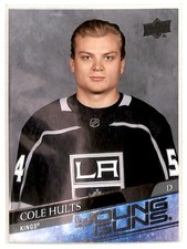 2020-21 Upper Deck Young Guns Cole Hults RC Los Angeles Kings #724