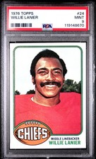 1976 TOPPS #24 WILLIE LANIER PSA 9