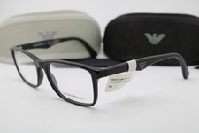 NEW EMPORIO ARMANI EA 3175 5001 MATTE BLACK AUTHENTIC EYEGLASSES 56-18