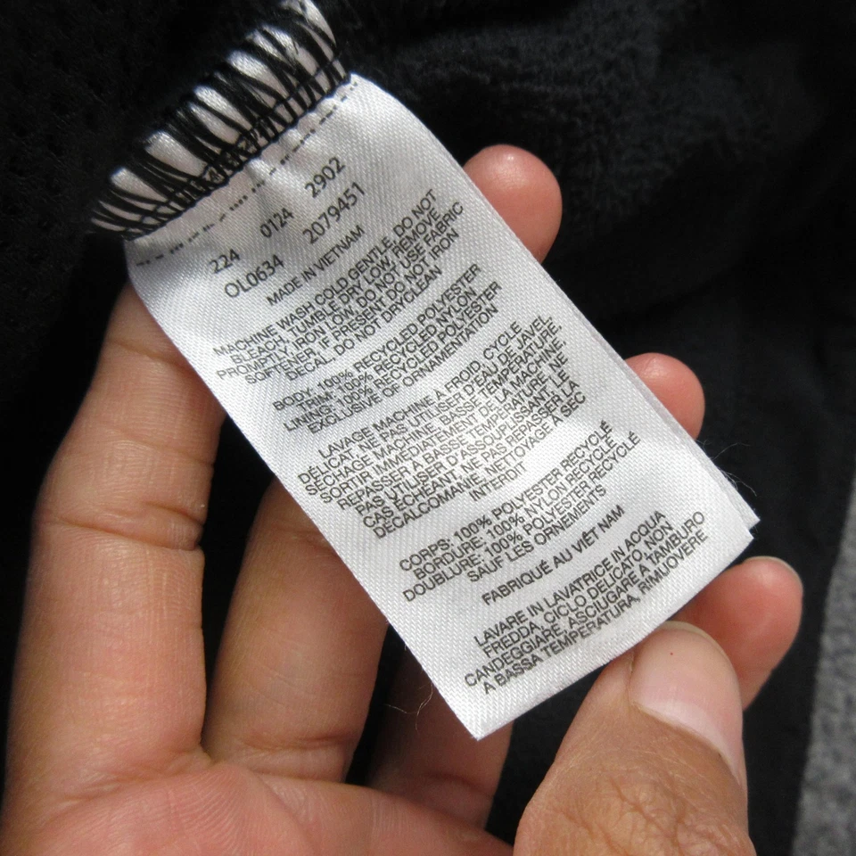 Mountain Hardwear Sudadera con Capucha Mujer Pequeña Negra Polar Medio Presión Pullover Senderismo Foto 4 de 4