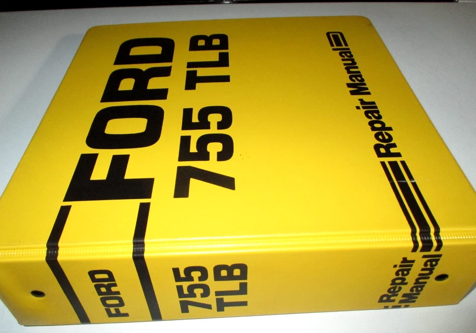 Ford 755 Tractor Cargadora Retroexcavadora Manual de Reparación Taller ¡MUY BUEN ORIGINAL! Foto 2 de 4