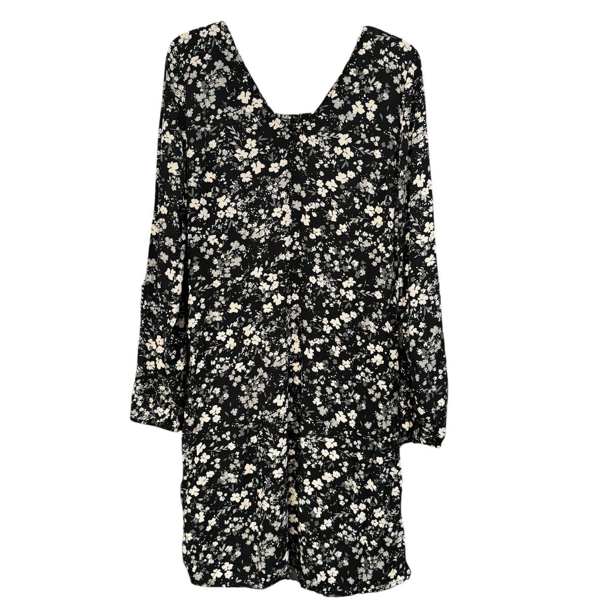 black long sleeve maxi dress near me Monni Black Maxi Dress
