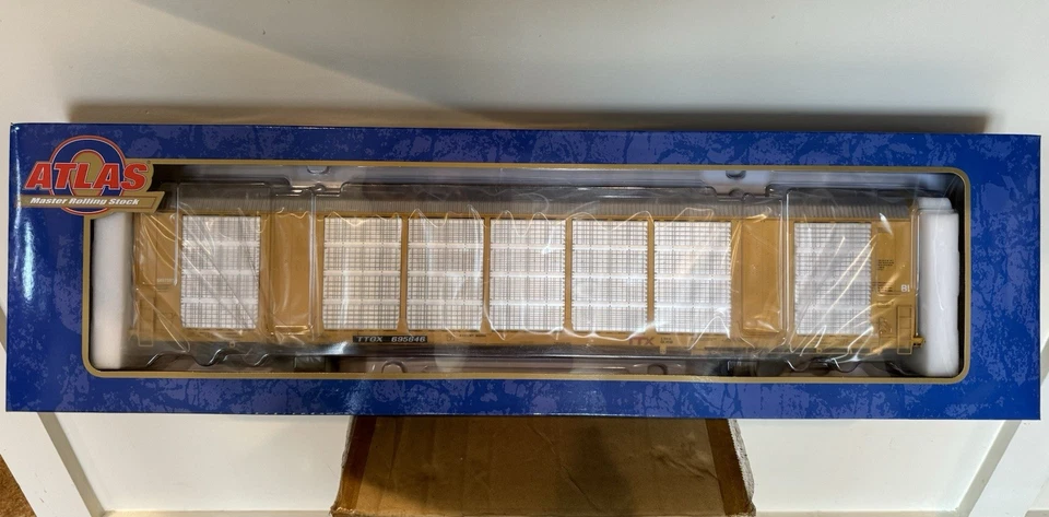 🔴 NEW ATLAS O 3001499-2  TTX GUNDERSON  Multi-Max Autorack  3 RAIL #695646 - Image 3 of 4