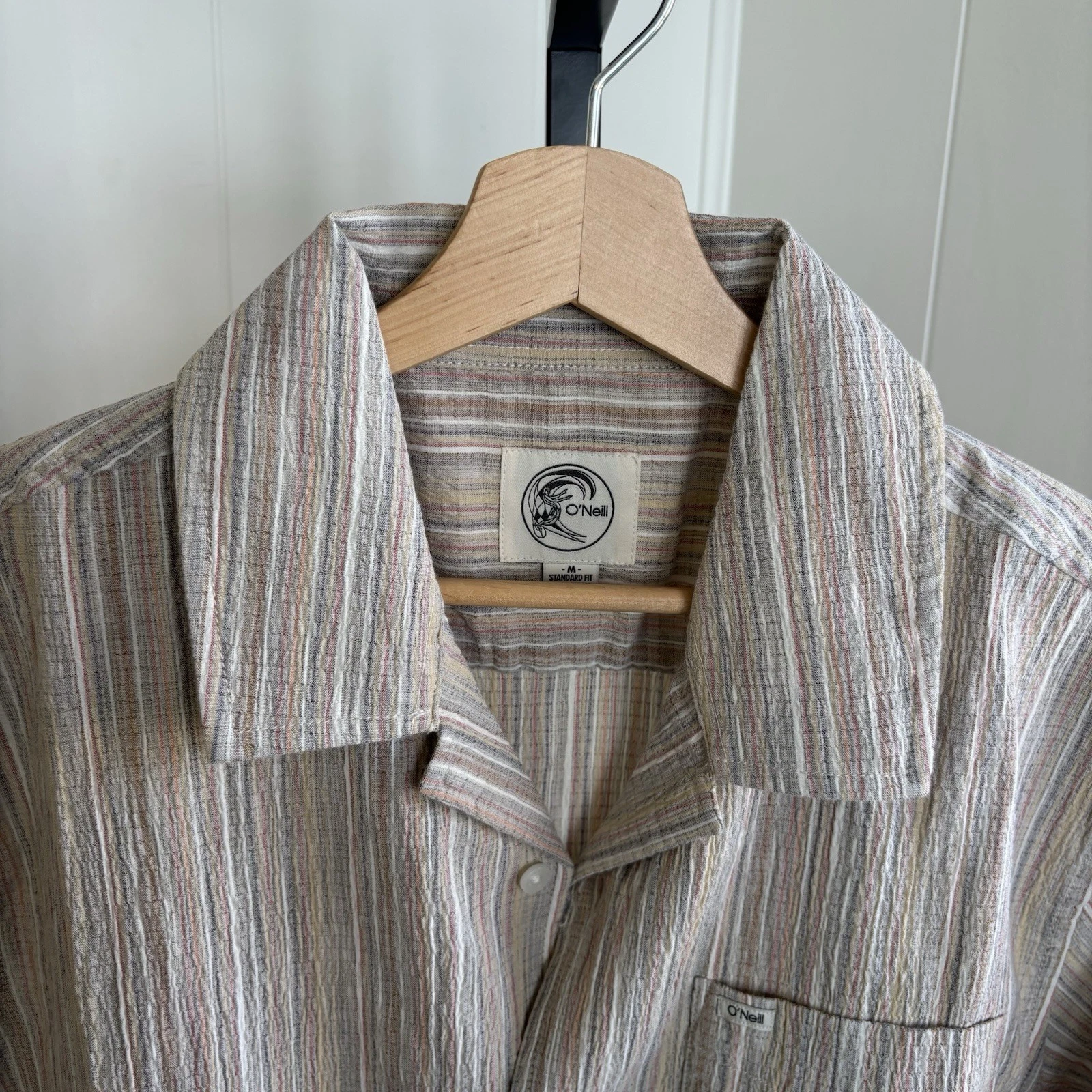 O’Neill OG Eco Grooves Camp Shirt Textured Stripe Men M NWT Organic Cotton Blend
Opens in a new wind