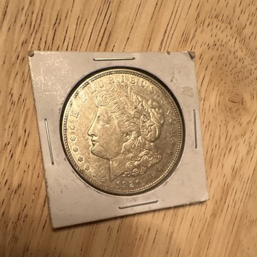 1921 Morgan Silver Dollar $1 Coin 0.9 Fineness Uncertified US Morgan Dollar