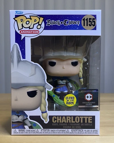 Funko Pop! Black Clover Charlotte #1155 GITD Chalice Collectibles Exclusive