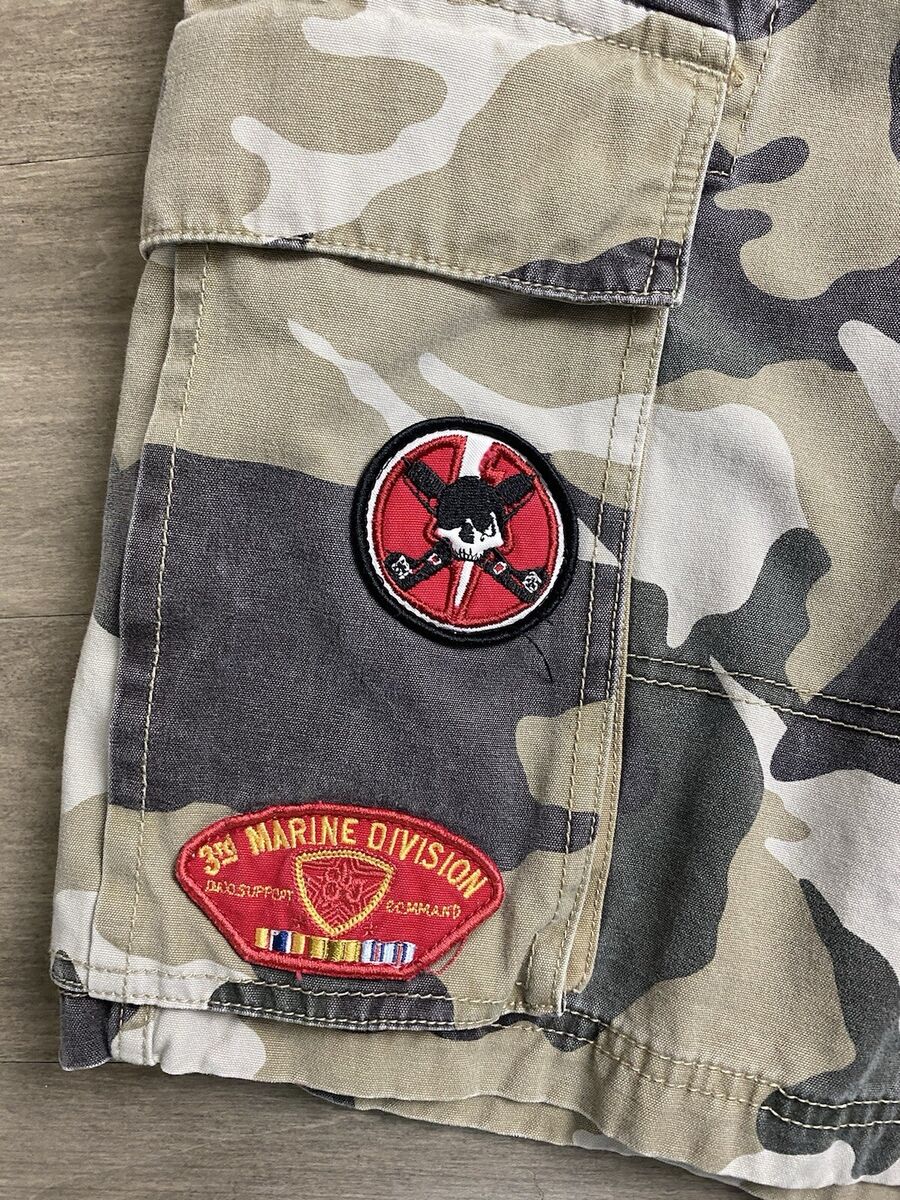 Jnco Camo Cargo Shorts 36W x 13 Inseam Skater 90s Y2K Baggy Jnco Camo Cargo Shorts 36W x 13 Inseam Skater 90s Y2K Baggy
