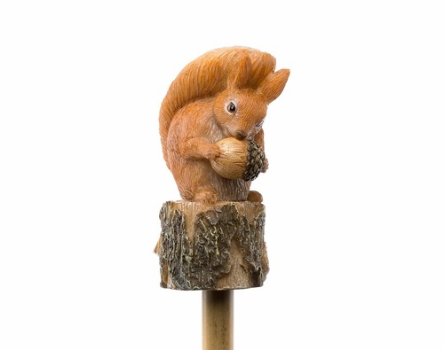 Cane Companions Beatrix Potter Ardilla Estaca Topper Hecho a Mano Adorno Arte del Patio - Imagen 6 de 9