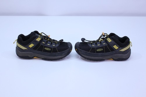 Keen Targhee Black Hiking Shoes 2 Trail Sneakers Boys Youth TD Sport Yellow Draw - Picture 8 of 22