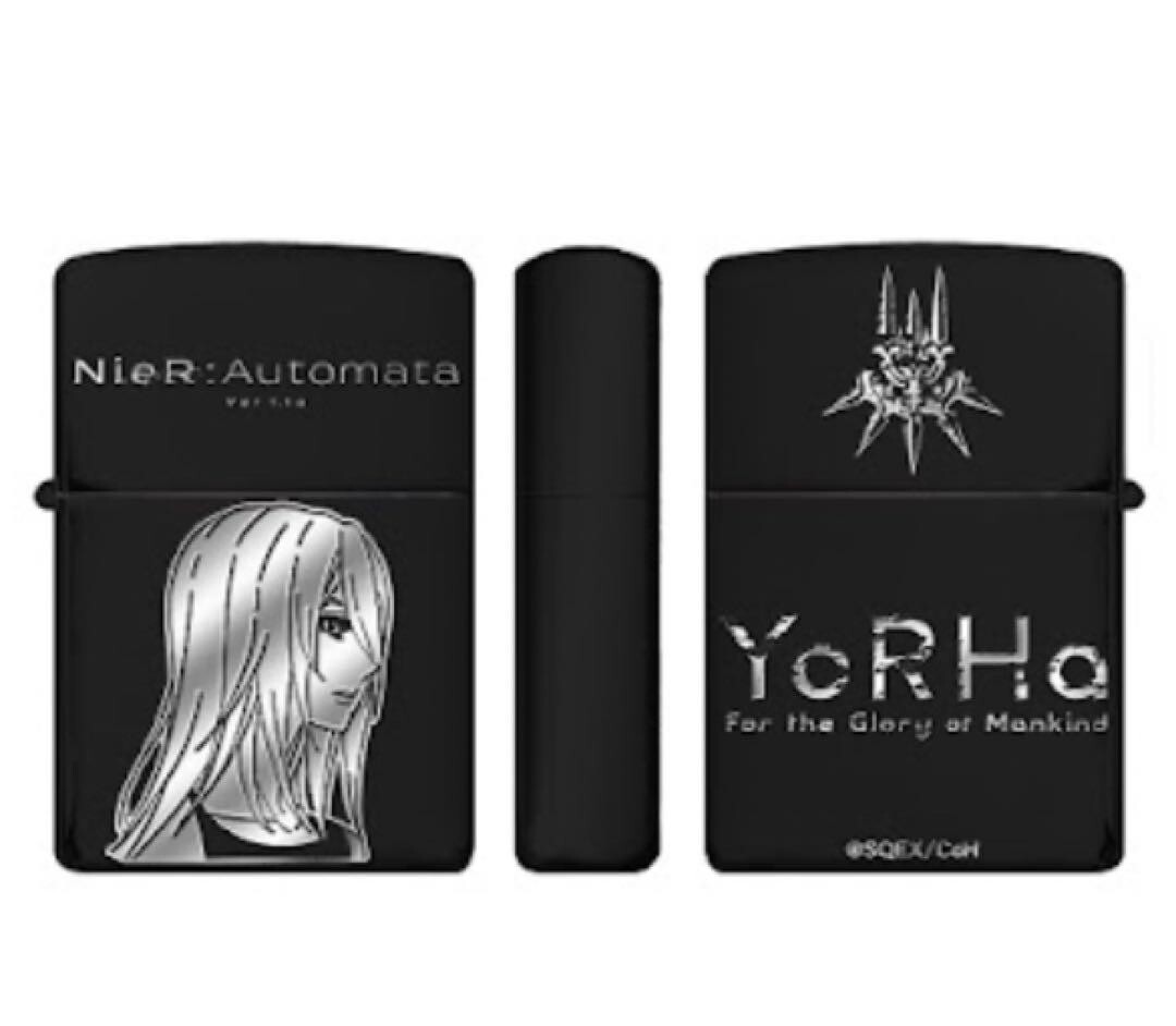 Zippo Oil Lighter NieR: Automata A2 Girl YoRHa Black Brass