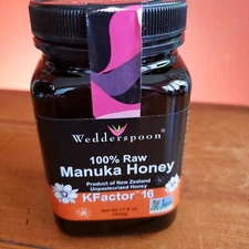 Wedderspoon 100% Raw Manuka Honey 17.6 oz New Zealand Unpasteurized K Factor 16