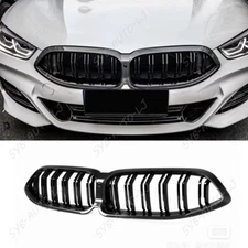 For BMW 8Series G14 G15 G16 840i 23+ Dry Carbon DOUBLE SLATS FRONT KIDNEY GRILLE