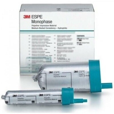 10 X  3M ESPE MONOPHAS IMPREGUM PENTA MEDIUM SINGLE PACK