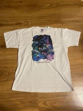 Vintage Enchanted Waters David Miller 1996 T Shirt Large White RARE Made In USA