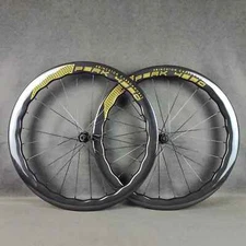 700C Road Carbon Fiber Disc Brake Wheelset with Tubular/Tubeless-Clincher Rims