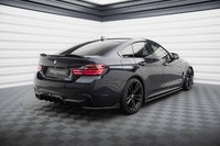 Heck Ansatz Flaps Diffusor V.1 FüR BMW 4Er Gran Coupe M-Paket F36 Schwarz