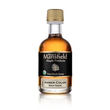 Mansfield Maple Organic Pure Vermont Maple Syrup- Glass Bottle