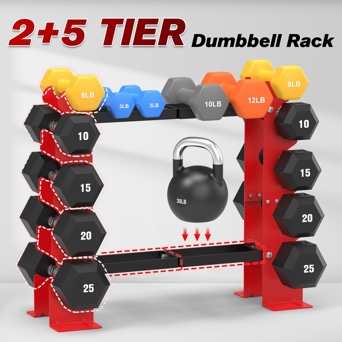 Kettlebell Accessory Spri Kettlebell Rack Kettlebell Weight Rack