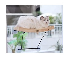 Pecute Cat Window Perch Sisal Cat Scratcher 2 in 1, Cat Hammock for Window Se...