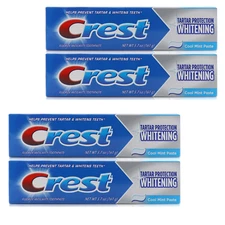 Crest Tartar Protection Fluoride Anticavity Toothpaste Whitening Cool Mint 5.7oz