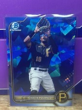 2022 BOWMAN DRAFT CHROME SAPPHIRE PITTSBURGH PIRATES SHALIN POLANCO #BDC-162