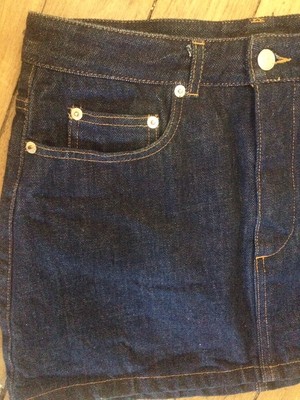 Jupe En Jean Brut APC – Taille M, Mini, Couleur Marine, Neuf Sans étiquettes