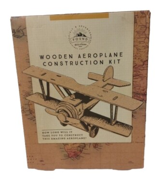 Holz Flugzeug Bausatz Baupuzzle Bauen Spielen A19