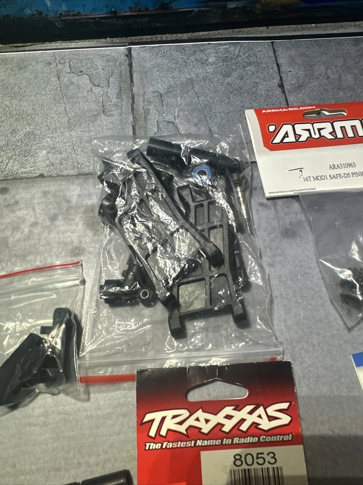 Traxxas And Other RC Car Parts Lot Spare Parts Upgrades New In Package - Image 3 of 4
