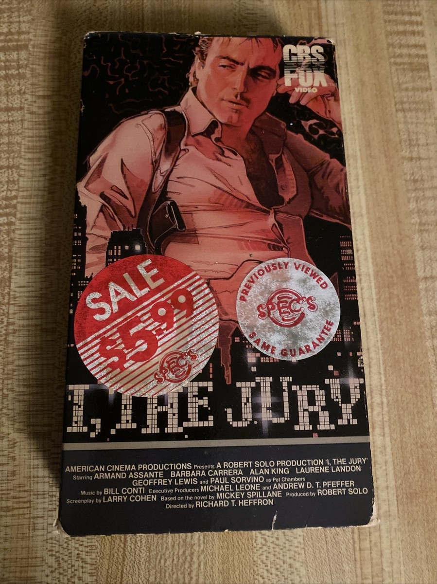 I, the Jury (VHS, 1990) 86162118623| eBay