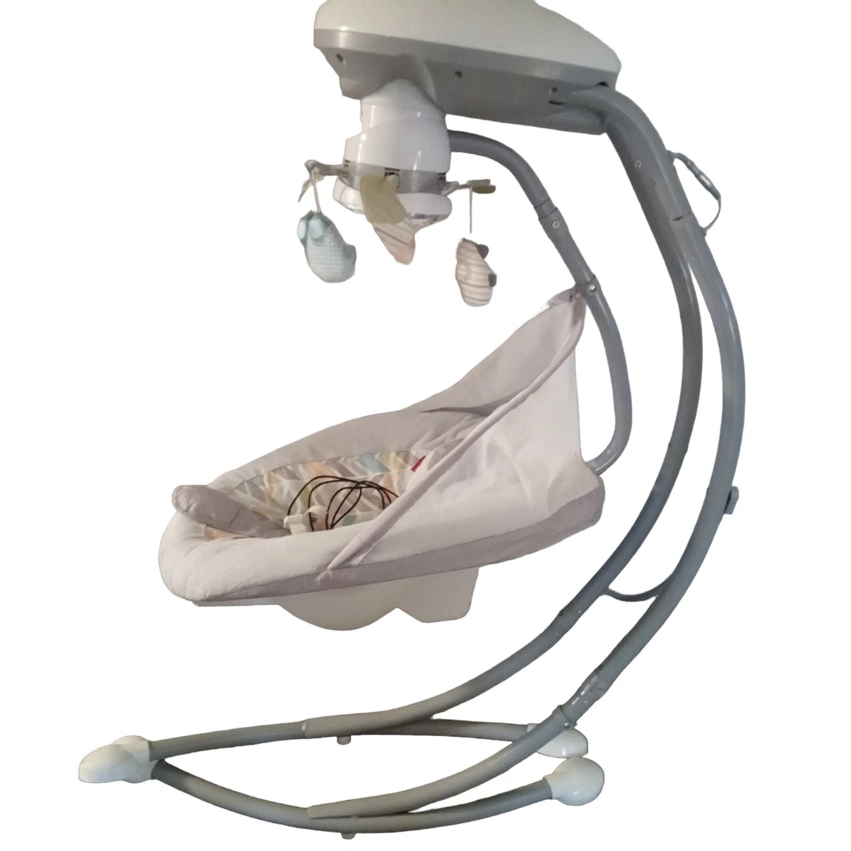 Fisher Price DRG43 Sweet Snugapuppy Dreams Cradle N Swing White